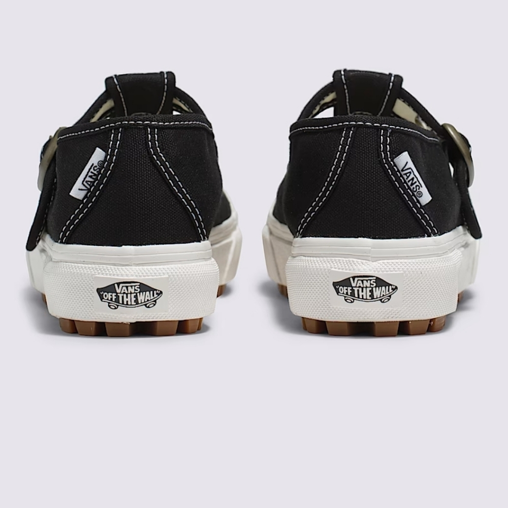 Vans Black and White Mary Jane Sneakers - Picture 2 of 11
